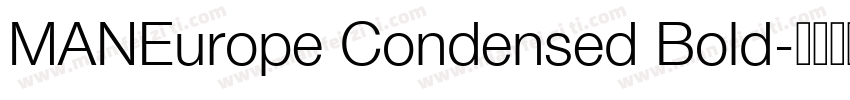 MANEurope Condensed Bold字体转换